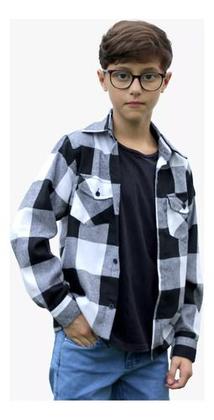 Imagem de Camisa Flanela Xadrez Cowboy Infantil E Juvenil 1 Ao 16.