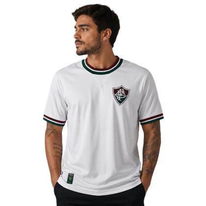 Imagem de Camisa Fluminense Tradição Tricolor Premium Branco - Masculino Tamanho:XGCor:Branco