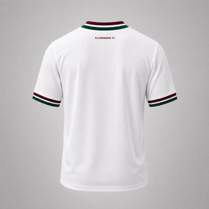 Imagem de Camisa Fluminense Tradição Tricolor Premium Branco - Masculino Tamanho:XGCor:Branco