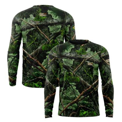 Imagem de Camisa Gola Careca Hunter Proteção Solar UV Realtree - Mar Negro