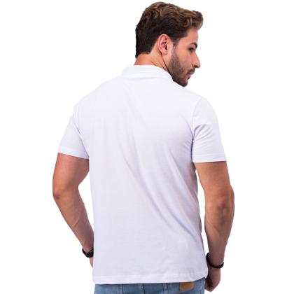Camisa gola polo masculina adulto lisa básica Algodão com poliéster modelo slim - Lizza Store Imagem de Camisa gola polo masculina adulto lisa básica Algodão com poliéster modelo slim