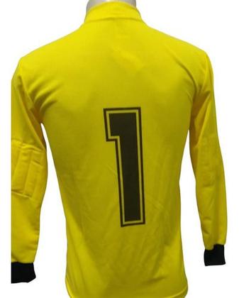 Imagem de Camisa Goleiro Infantil Com Espuma No Cotovelo Acolchoada