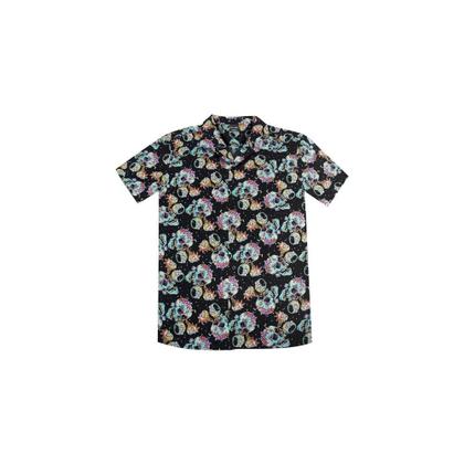Imagem de Camisa Guayabera Man Skull Black Rick And Morty