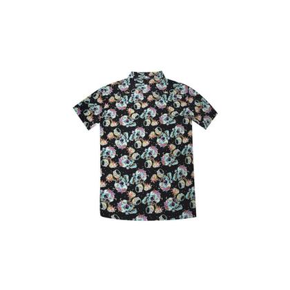 Imagem de Camisa Guayabera Man Skull Black Rick And Morty