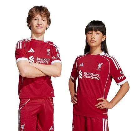 Imagem de Camisa Infantil Home Liverpool 25/26 s/n Torcedor Adidas