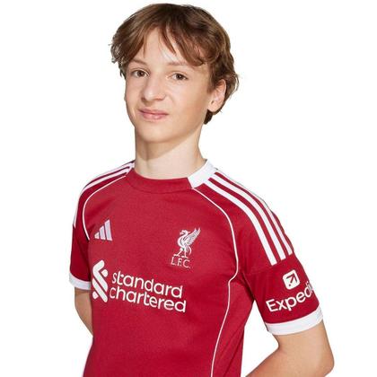 Imagem de Camisa Infantil Home Liverpool 25/26 s/n Torcedor Adidas