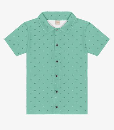 Imagem de Camisa Infantil Menino Em Viscose Trick Nick Verde