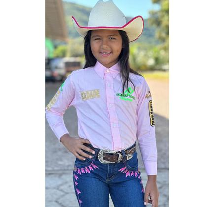 Imagem de Camisa Infantil Radade Green Team Country P/ Rodeio Unissex