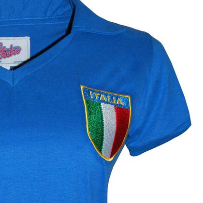 Imagem de Camisa Itália 1982 Liga Retrô Feminina  Azul M