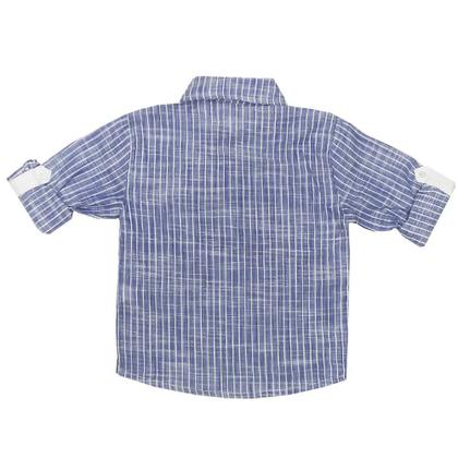 Imagem de Camisa Look Jeans Bata Azul - AZUL - 02