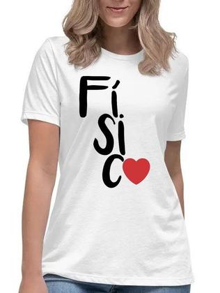 Imagem de Camisa love fisica camiseta curso faculdade universitaria