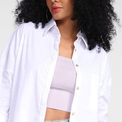Imagem de Camisa Manga Longa All Is Love Alongada Feminina