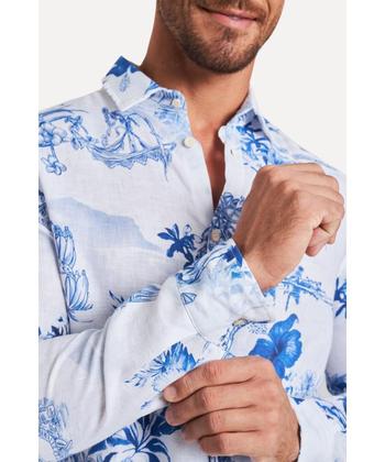Imagem de Camisa Manga Longa Estampada Bahia Bonita Reserva