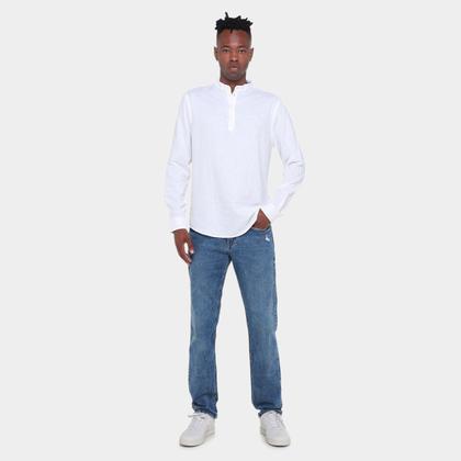Imagem de Camisa Manga Longa Forum Linho Relax Masculina