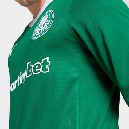 Imagem de Camisa Manga Longa Palmeiras I 25/26 Torcedor Puma Masculina