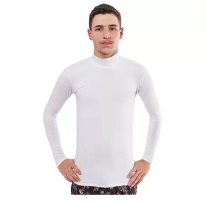 Imagem de Camisa Masculina Estilo Inverno Manga Longa Gola Alta