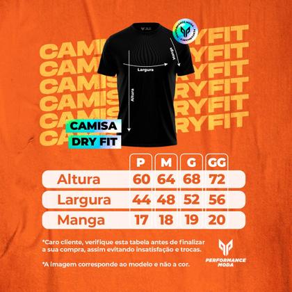 Imagem de Camisa Masculina Manga Curta Camiseta Dry Fit UV Térmica Academia Treino Básica