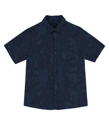 Imagem de Camisa Masculina Manga Curta Diametro Azul
