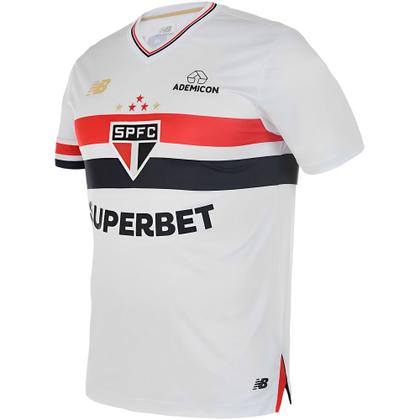 Imagem de Camisa masculina new balance são paulo torcedor home 25