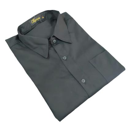 Imagem de Camisa Masculina Social Manga Longa Plus Size Com Algodão