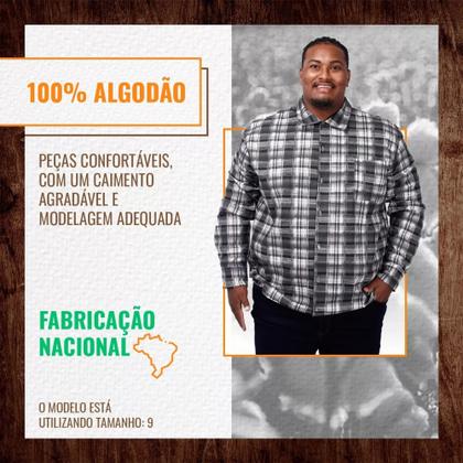Imagem de Camisa Masculina Tradicional Rodeio Xadrez Plus Size