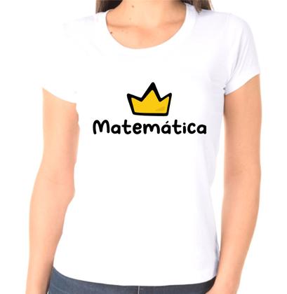 Imagem de Camisa Matemática Coroa -  Profissões camiseta - feminina - unissex