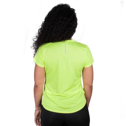 Imagem de Camisa New Balance Accelerate Feminina Amarelo Neon