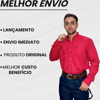 Imagem de Camisa Original Txc Masculina Manga Longa Bordado Bolso New