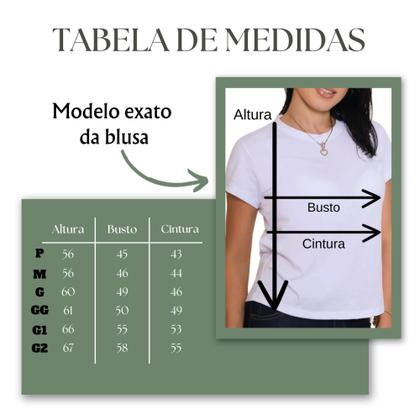 Imagem de Camisa Outubro Rosa Laço Babylook Plus Se Cuide Toque Câncer Campanha Prevenção mulher plus size