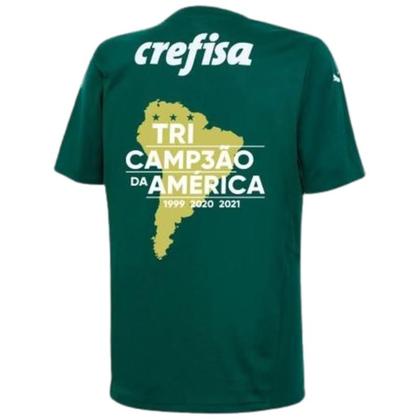 Imagem de Camisa Palmeiras Oficial Tricampeão da América I 21/22