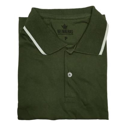 Imagem de Camisa Polo Algodão Básica Rei Malhas