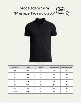Imagem de Camisa Polo Básica Piquet Premium Slim Fit