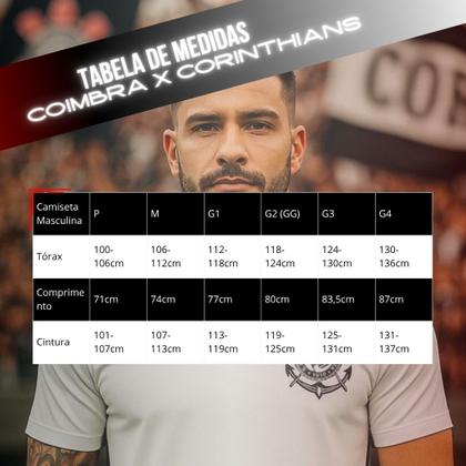 Imagem de Camisa Polo Corinthians Masculina Preta Licienciado