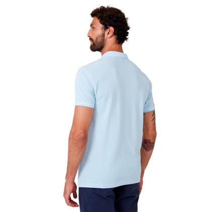 Imagem de Camisa Polo Dudalina Piquet Binado In24 Azul Claro Masculino