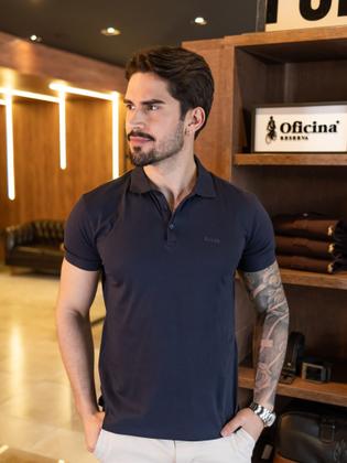 Imagem de Camisa Polo Ellus Mirror Marinho