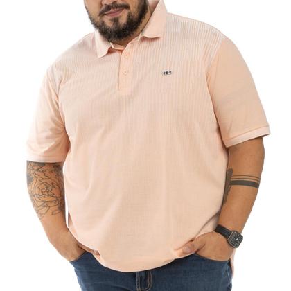 Imagem de Camisa polo em piquet soft plus size retilínea, modelo 66448