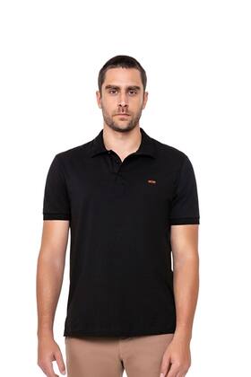 Imagem de Camisa Polo Hangar 33 Algodão Pima Preto