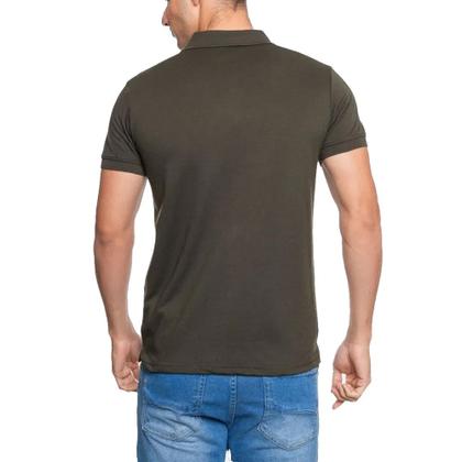 Imagem de Camisa Polo HD Sleeve H0111 Verde Militar