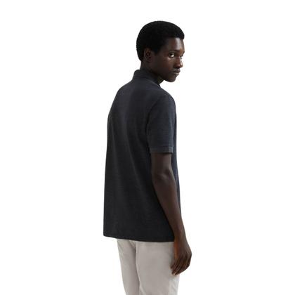 Imagem de Camisa Polo Hering Masculina Piquet Logo Bordado Grafite