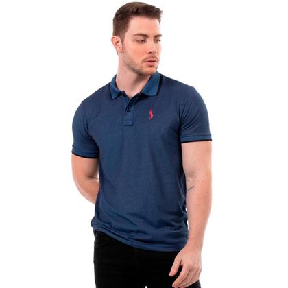 Imagem de Camisa Polo Masculina Básica Piquet Algodão Confortável