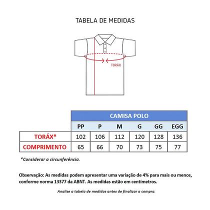 Imagem de Camisa polo masculina com bolso