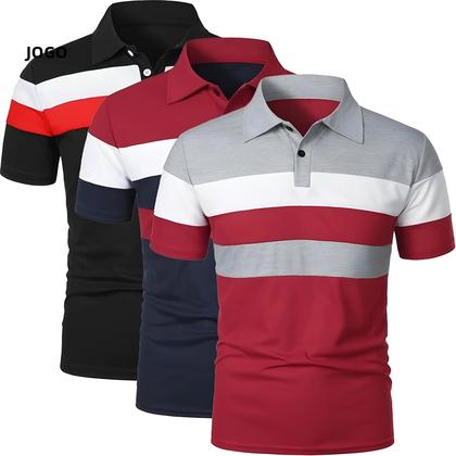 Imagem de Camisa Polo Masculina de Luxo - Manga Curta, Gola Virada, Verão