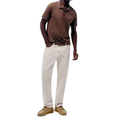 Imagem de Camisa Polo Masculina Hering MC Super Cotton Marrom - 3M4MHL