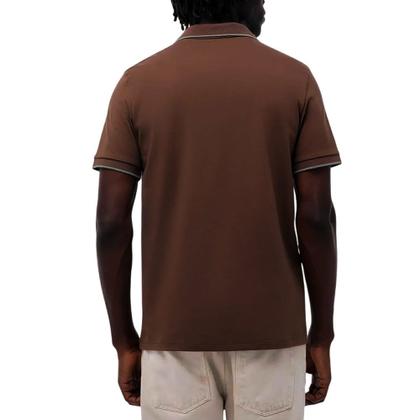 Imagem de Camisa Polo Masculina Hering MC Super Cotton Marrom - 3M4MHL