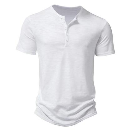 Imagem de Camisa Polo Masculina Manga Curta - Gola Henry, Casual e Esportiva