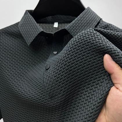 Imagem de Camisa Polo Masculina Manga Curta - Tamanhos M-4XL - Confortável, Respirável e Ideal para o Verão