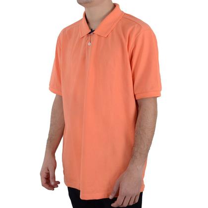 Imagem de Camisa Polo Masculina Ogochi Piquet Plus Size Laranja - 0019