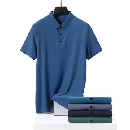 Imagem de Camisa Polo Masculina Plus Size - Secagem Rápida, 3 Botões, Casual e para Golfe
