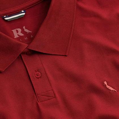 Imagem de Camisa Polo Reserva Piquet Algodão PIMA Masculina Bordô