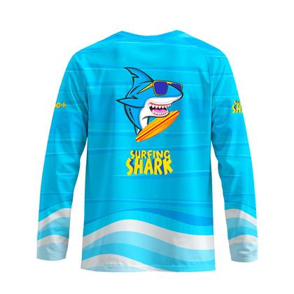 Imagem de Camisa proteção Solar Intantil - Surfing Shark